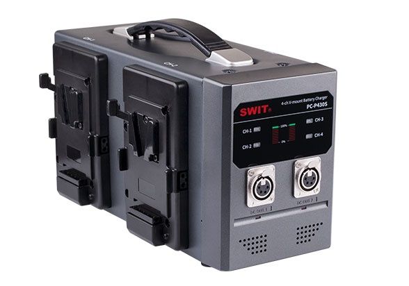 Swit PC-P430S 4-ch V-mount Hızlı Şarj Cihazı