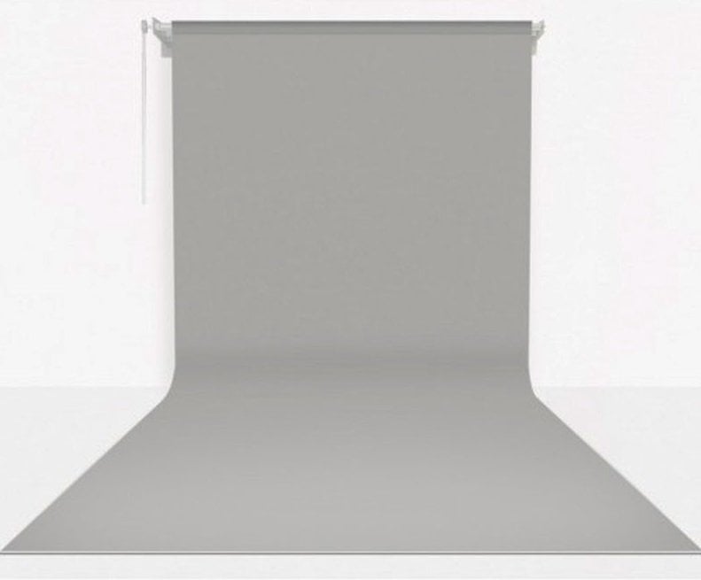 Fotexon Kumaş Üzerine Boyama Gri Fon Seti 270 x 580 cm