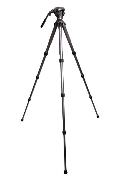 Sirui GT04+GT5 Pilot Series Video Tripod Kiti (Metalik Gri)