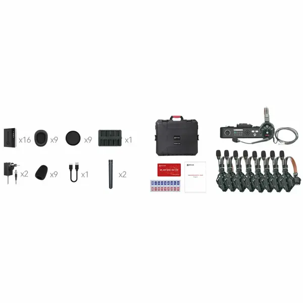 Hollyland Solidcom SE-8S Kablosuz Intercom Sistemi Standart Version (8 Kullanıcı)