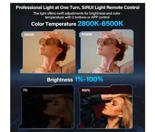 SIRUI CX150 100W Bi-Color LED Video Işığı