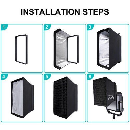 GVM YU200R Uyumlu Softbox