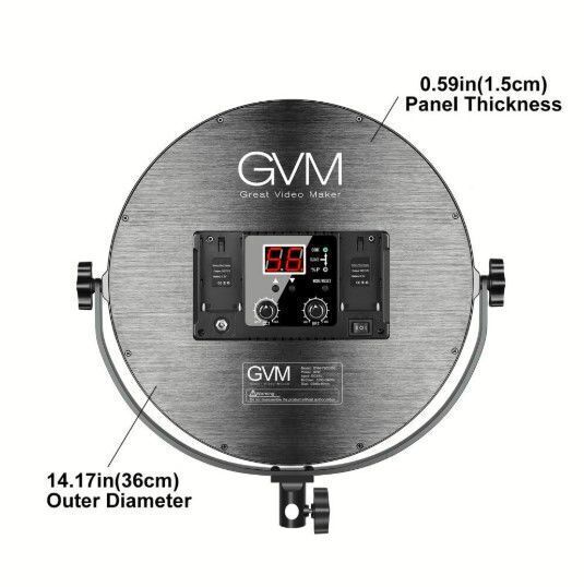 GVM Y60D256 Bi-Color LED Video Işığı İkili Ayaklı Kit