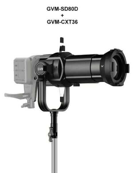 GVM 36° Optik Snoot (10'lu Gobo Seti ve Tutucusu Dahil)