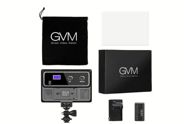 GVM 10S RGB Kamera Üstü Mobil Led Işık (NP-F Harici)