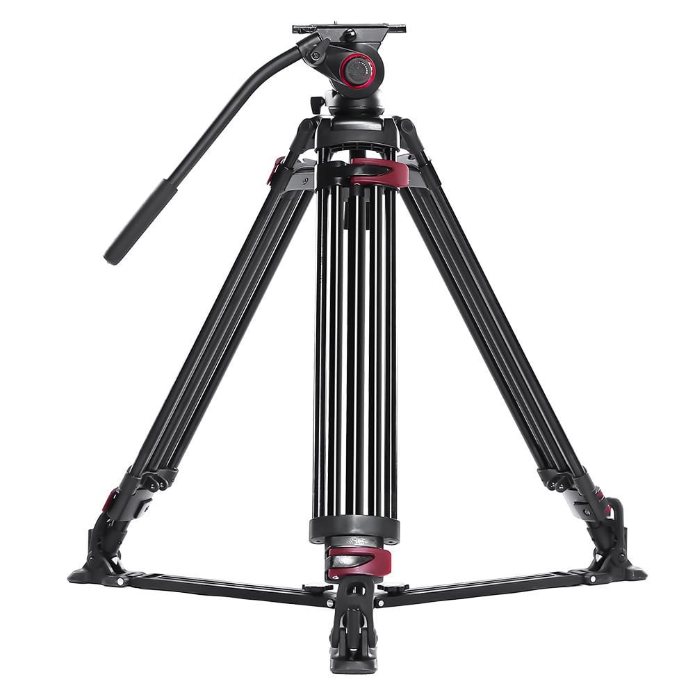 Miliboo MTT609A Hidrolik Kafalı Profesyonel Alüminyum Video Tripod