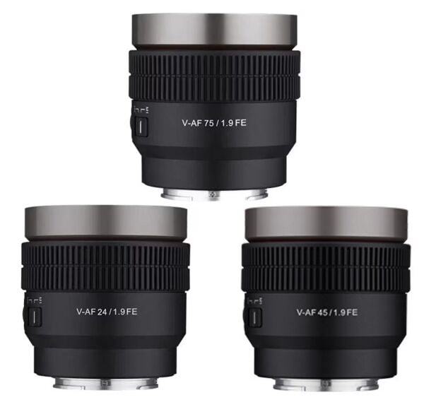 Samyang V-AF 24/45/75mm T1.9 Lens Kiti (Lens Station Hediye)