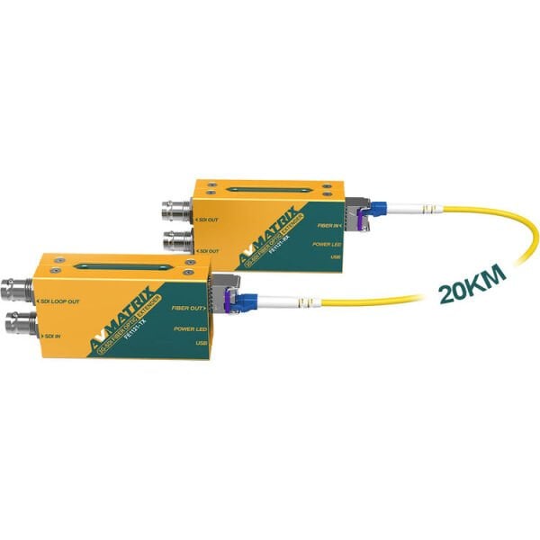 AVMatrix FE1121 3G-SDI Fiber Extender Kit