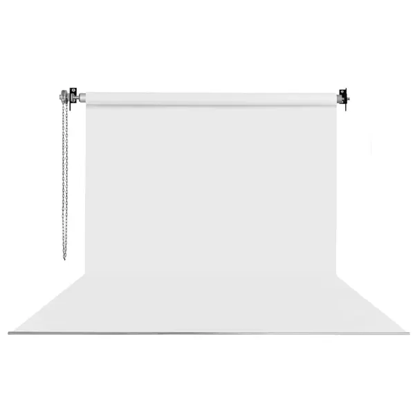 Fotexon 270X580 cm Beyaz Fon Perde Seti