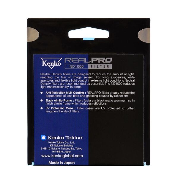 Kenko 58 mm Real Pro MC ND1000 Filtre