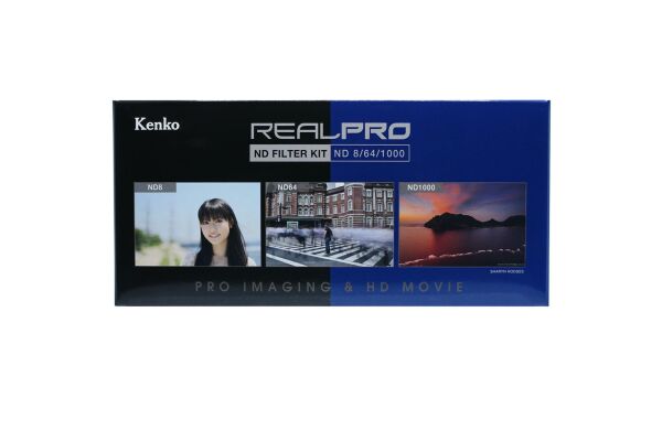 Kenko 49 mm Real Pro ND Filtre Seti (ND8, ND64, ND1000)