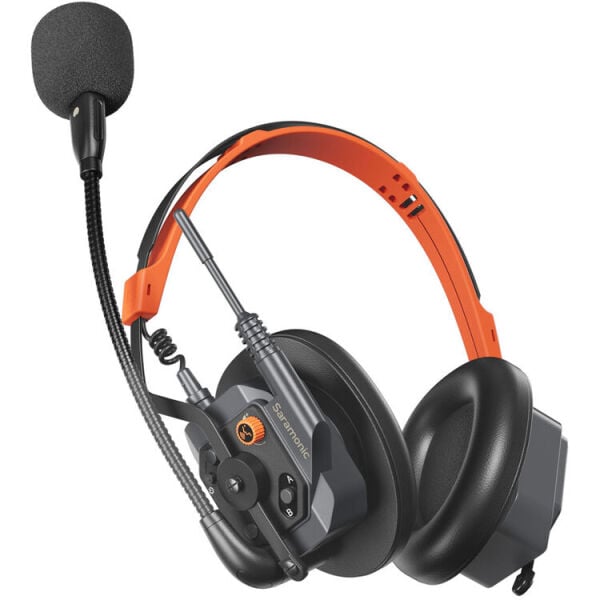 Saramonic WiTalk9X-5D 5 Kişilik Modüler 1.9 GHz Kablosuz Çift Kulaklıklı İnterkom Sistemi