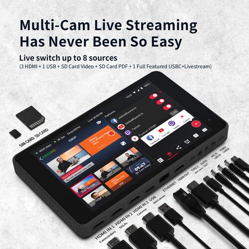 YoloLiv YoloBox Pro Taşınabilir Canlı Yayın Stüdyosu
