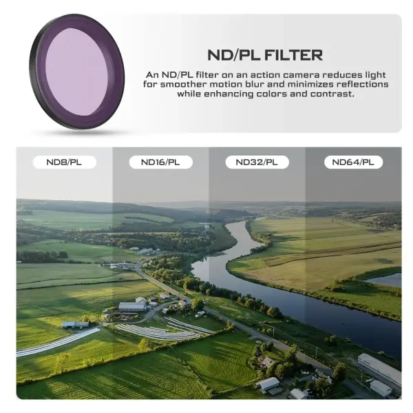 DJI Osmo Action 5 Pro ND/PL Filters 4Pack