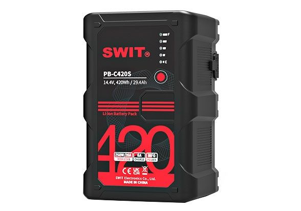 Swit PB-C420S 420Wh Large Capacity V-mount Kamera Bataryası