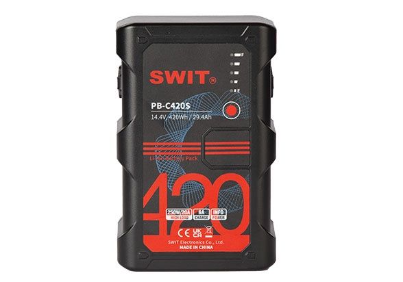 Swit PB-C420S 420Wh Large Capacity V-mount Kamera Bataryası