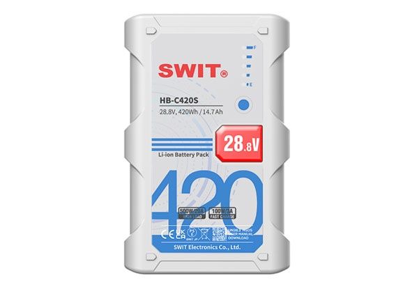 Swit HB-C420S 500W High Load 420Wh V-mount Kamera Bataryası