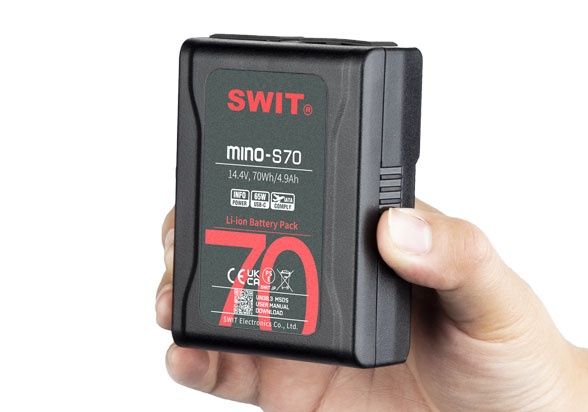 Swit MINO-S70 70Wh Pocket V-mount Kamera Bataryası