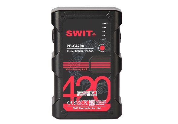 Swit PB-C420A 420Wh Huge Capacity Gold Mount Kamera Bataryası