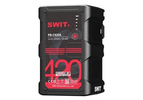 Swit PB-C420A 420Wh Huge Capacity Gold Mount Kamera Bataryası