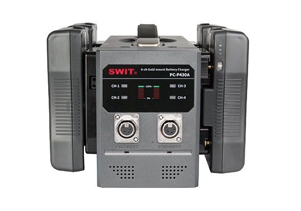 Swit PC-P430A 4-ch Gold Mount Hızlı Şarj Cihazı