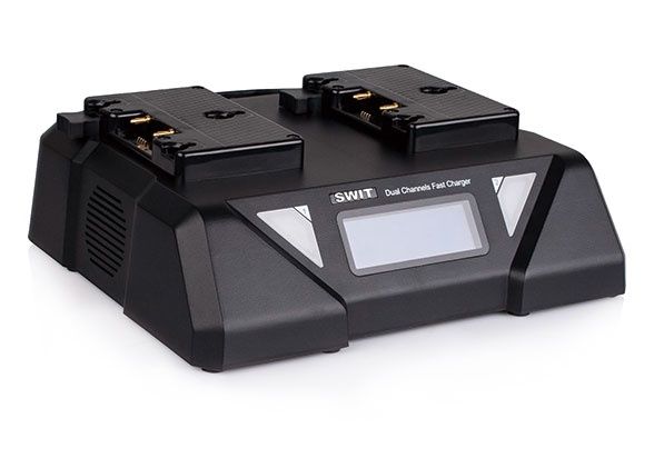 Swit S-3812A 2-ch Gold mount Super Hızlı Şarj Cihazı