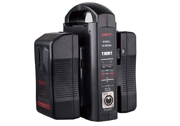 Swit S-3822A 2-ch Gold Mount Hızlı Şarj Cihazı