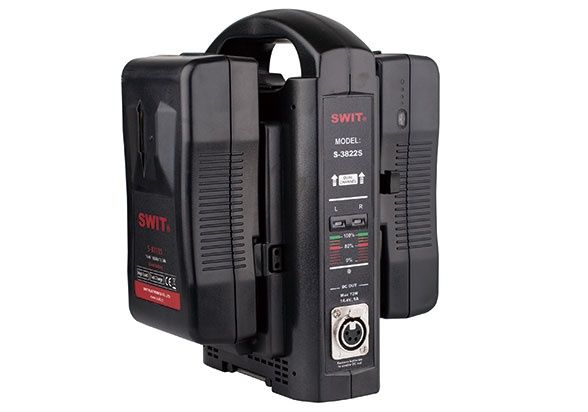 Swit S-3822S 2-ch V-mount Hızlı Şarj Cihazı