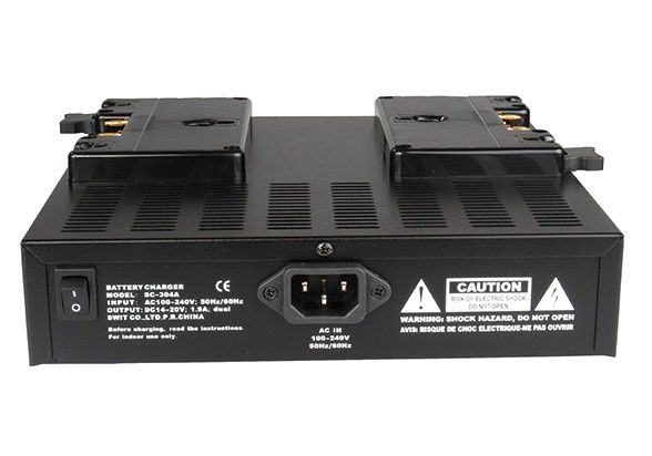 Swit SC-304A 2-ch Gold Mount Batarya Eş Zamanlı Şarj Cihazı