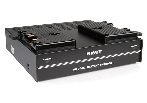 Swit SC-304A 2-ch Gold Mount Batarya Eş Zamanlı Şarj Cihazı