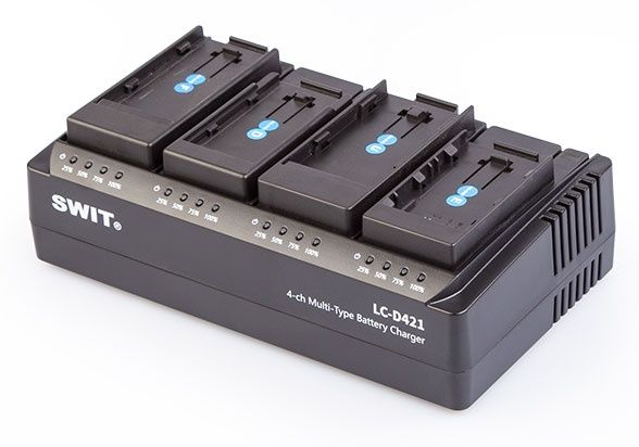 Swit LC-D421 4-ch Multi-type DV Şarj Cihazı