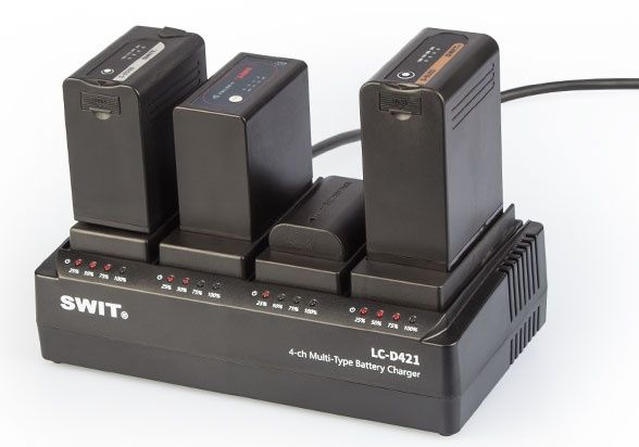 Swit LC-D421 4-ch Multi-type DV Şarj Cihazı