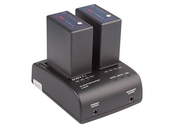 Swit S-3602B 2-ch Panasonic VW Batarya Şarj Cihazı ve Adaptör