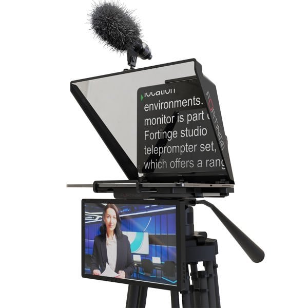 Fortinge Noa III Tablet Prompter ve Miliboo-MTT608A 152 cm Tripod