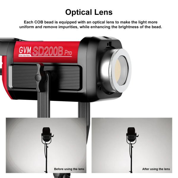 GVM PRO-SD300B 300W Bi-Color LED Video Işığı Parabolik Softbox Seti