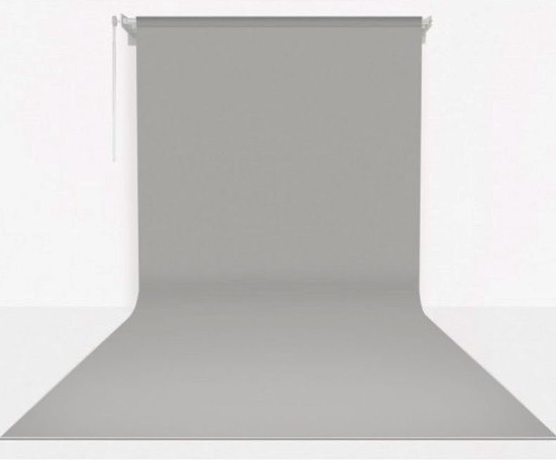Fotexon  Kumaş Üzerine Boyama Gri Fon 270 x 580 cm