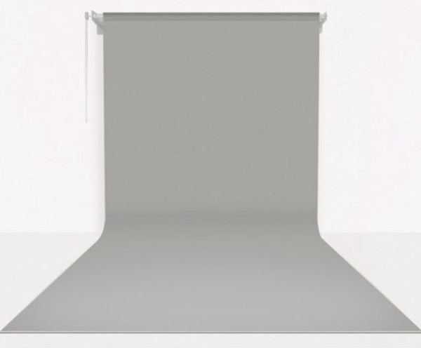 Fotexon  Kumaş Üzerine Boyama Gri Fon 270 x 580 cm