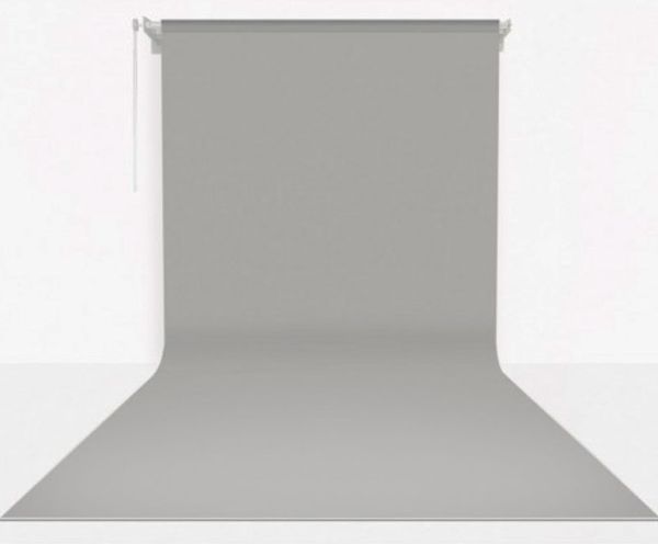 Fotexon  Kumaş Üzerine Boyama Gri Fon 270 x 580 cm