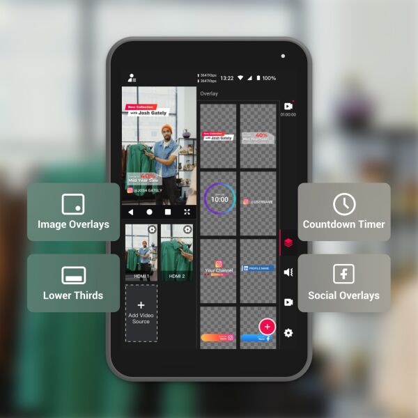 Yololiv instream instagram Tiktok Canlı Yayın Cihazı