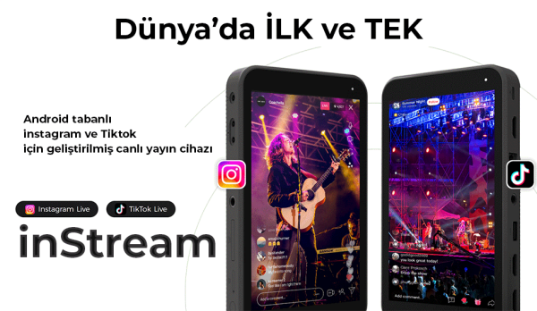 Yololiv instream instagram Tiktok Canlı Yayın Cihazı
