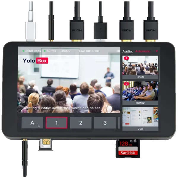 Yololiv instream instagram Tiktok Canlı Yayın Cihazı